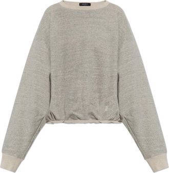 R13 New York Balloon Crewneck Sweatshirt - Dames - Sweatshirts - Grijs - XS - Katoen - Hoodies & sweatvesten