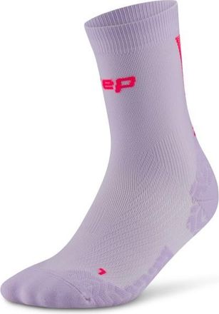 CEP Pro Run Ultralight Socks Mid Cut Laufsocken für Damen | lila