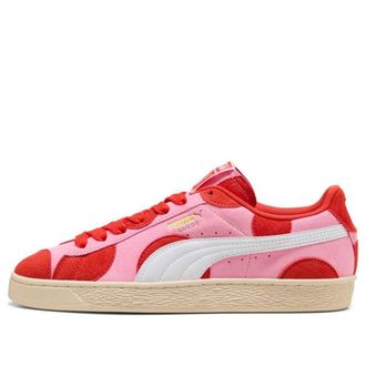 Puma Suede Printed Pink Lilac Red 409147-01