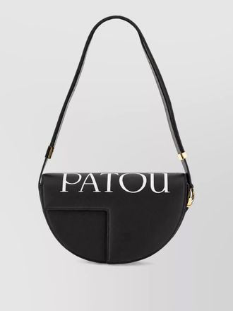 Patou leather shoulder bag