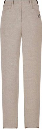 JC de Castelbaljac Womens Two-Tone Casual Slim-Fit Pants In Beige