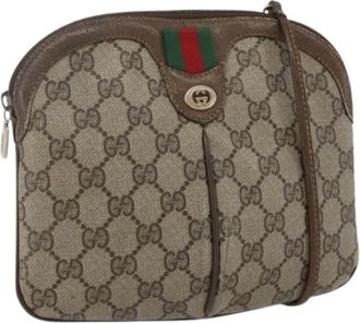 Gucci Pre-owned Cross Body Bags, female, Beige, Size: ONE SIZE Pre-owned Cross Body Bag
