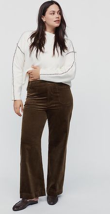 Maeve Colette Corduroy Full Length Wide Leg Pants