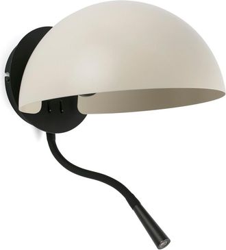 Faro Barcelona Dominica Ap1, Applique Con Lettore Faro Barcelona