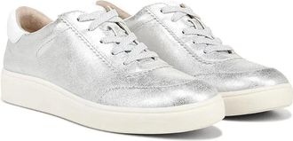 Life Stride Womens LifeStride Happy Hour Sneaker Silver Faux Leather Casual Shoes HAWK2612