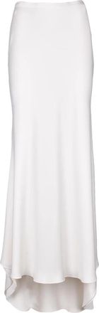 Philosophy di Lorenzo Serafini White Pearl Tapered Mermaid Maxi Skirt