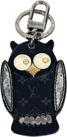 Louis Vuitton Pre-owned Monogram Eclipse Keyring - unisex - Vintage Accessoires - Zwart - ONE Size - Vintage
