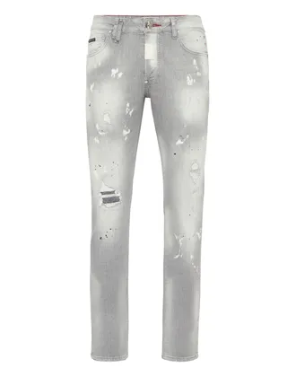 Philipp Plein Jeans Recht Model Hexagon