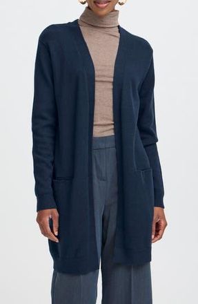 b.young Nonina Longline Cardigan in Copenhagn Night at Nordstrom Rack, Size X-Small