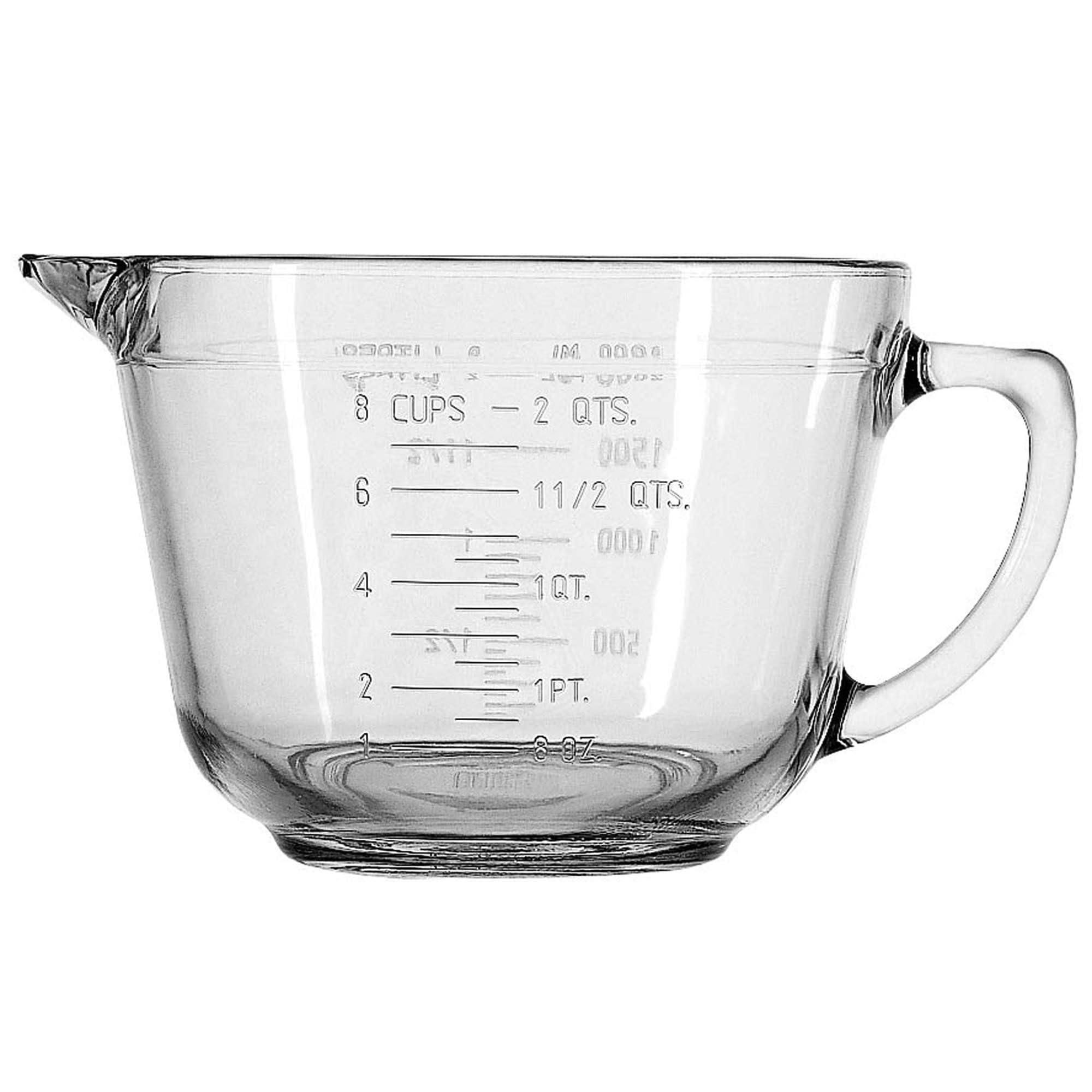 Anchor Hocking Messbecher 227 Ml – Rot, Gut Lesbar, Mit Ausgießer & Mikrowellengeeignet
