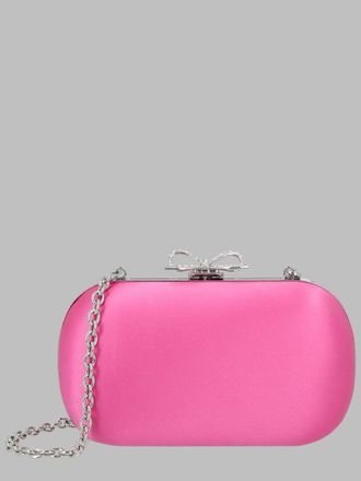 Self Portrait Selbstportr&auml;t-Clutch aus Raso Con Fiocco