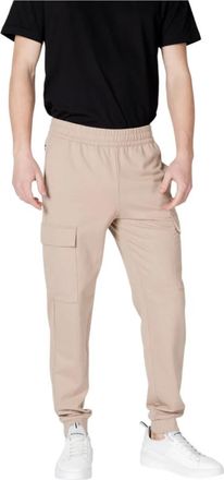 Emporio Armani Heren Sportbroek - Heren - Sweatpants - Beige - XL - Katoen - Broeken