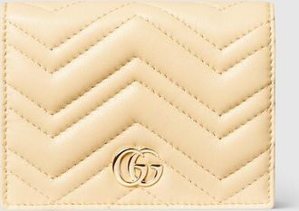 Gucci GG Marmont Small Wallet, Yellow, Leather