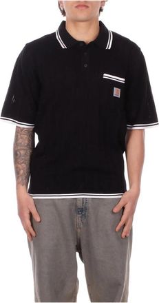 Carhartt Work in Progress Polo Shirt - Heren - Polos - Zwart - M - Katoen - Tops