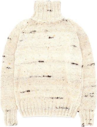 Fortela Merino Wool Turtleneck Pullover in Ecru at Nordstrom, Size X-Large Eu