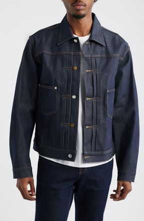 Brain Dead Selvedge Denim Jacket in Indigo at Nordstrom, Size X-Large