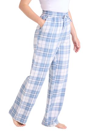 Mountain Warehouse Womens Flannel Lounge Pants Blue Womens Size 20