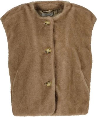 Jcsophie Promise Vest - Dames - Bodywarmers - Bruin - L - Polyester - Jassen