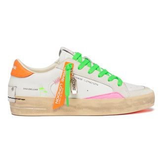 Crime London Sneakers, female, White, Size: 9 US Leather Sneaker