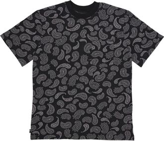 The Hundreds Paisley Tee - Heren - T-shirts - Zwart - L - Katoen - Tops
