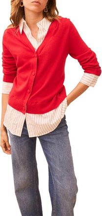 Mint Velvet Cotton Blend Layered Knit Shirt at Nordstrom, Size X-Large