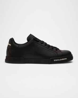 Dolce & Gabbana Men & apos;s Leather Low-Top Sneakers