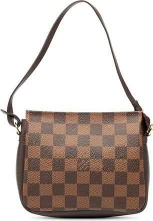 Louis Vuitton Pre-owned Handbags, female, Brown, Size: ONE SIZE Pre-owned Small Checkered Shoulder Bag