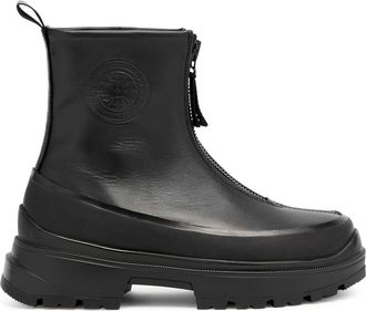 Canada Goose Kya Leather Ankle Boots - Black - 6 (IT39 / UK6)