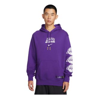 Nike NBA Club Los Angeles Lakers Courtside Premium Hoodie Field Purple IB2303-504