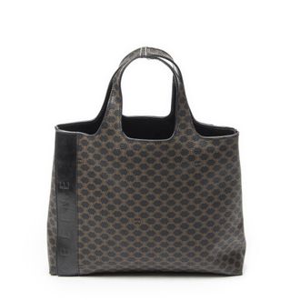 Celine Pre-owned Womens Vintage Logo Zip Handbag - Black - One Size