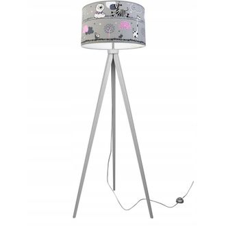 OEM L&aacute;mpara Tr&iacute;pode Infantil Loft, Pantalla, Estampado, Led