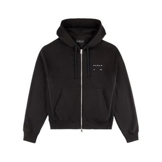 Hogan Zip-throughs, male, Black, Size: M Cotton Zip-up Sweatshirt