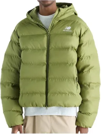 New Balance Boston Puffer Jacket Kunstfaserjacke f&uuml;r Herren | oliv