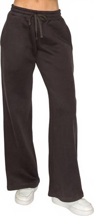 Knit Riot Glide Track Pants In Charcoal