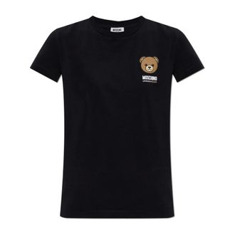 Moschino Dames, Tops, Zwart, Maat: S Katoen