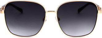 Karen Millen KM7020 400 Womens Sunglasses Gold Size 58