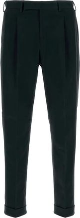 Pantaloni Torino Pantaloni con pieghe - Nero