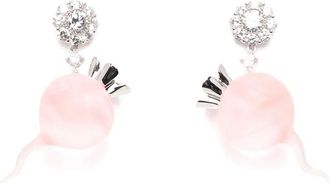 Yvmin Flower-embellishment Drop Earrings
