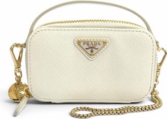 Prada White Leather Pouch (Pre-Owned)