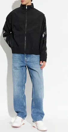 Off-white Straight-leg Jeans, Mens, Blue