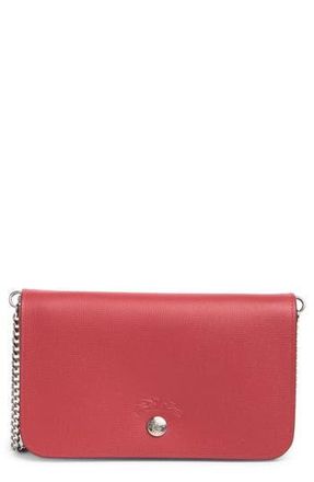Longchamp Le Pliage Neo Wallet on a Chain in Red at Nordstrom Rack