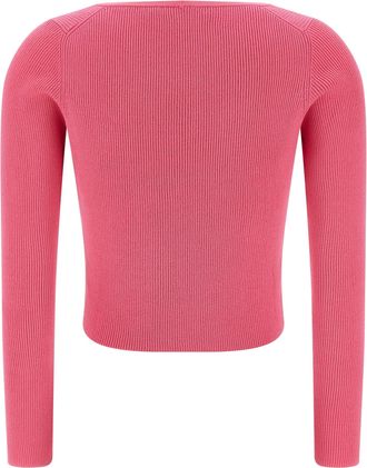 Versace Womens Fuchsia Viscose Cardigan Clothing
