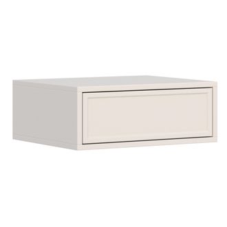 Selsey Selsey Velveto - Comodino Sospeso Con Cassetto, Cashmere, 50 Cm
