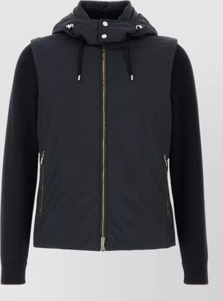 Moorer evan polyester hooded down jacket