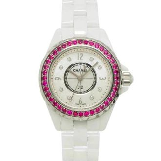 Chanel Pre-owned H3243 Polshorloge - Dames - Vintage Horloges - Wit - ONE Size - Vintage
