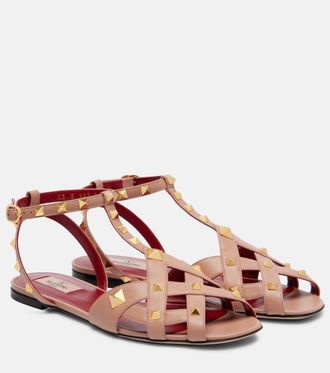 Valentino Garavani Sandalias Studdy de piel