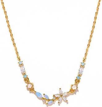 Girls Crew Blushing Blossom Necklace in Gold at Nordstrom