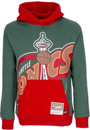 Mitchell & Ness Seattle Supersonics NBA Hoodie - Heren - Hoodies - Veelkleurig - S - Katoen - Hoodies & sweatvesten