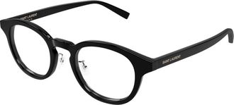 Saint Laurent Glasses, unisex, Black, Size: 50 MM 907/F Eyeglasses