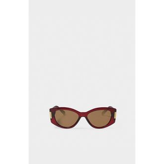 Katie Loxton Rimini Sunglasses in Deep Red at Nordstrom